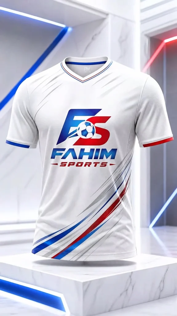 Fahim Sports logo on a team jersey