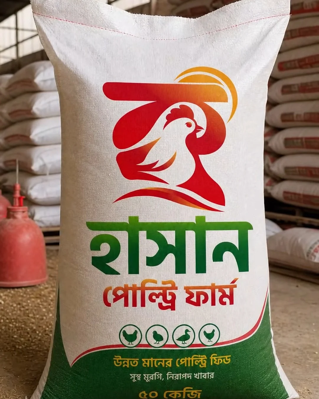 Hasan Poultry Farm feed sack