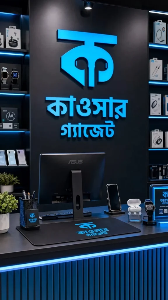 Kawsar Gadget shop counter