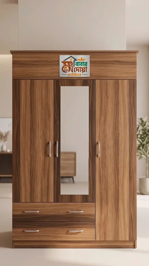Ma Babar Doa Furniture logo on a wardrobe