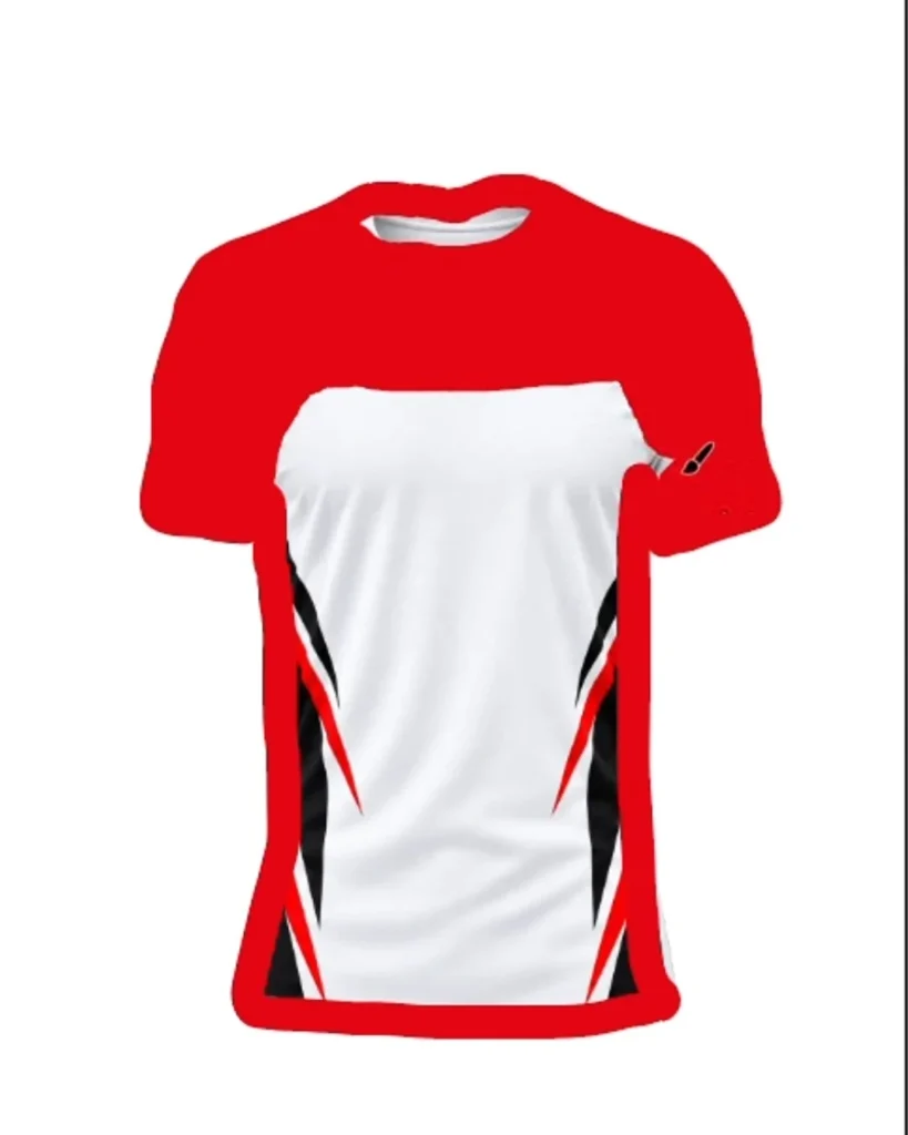 Football shirt traced into the letters N and S