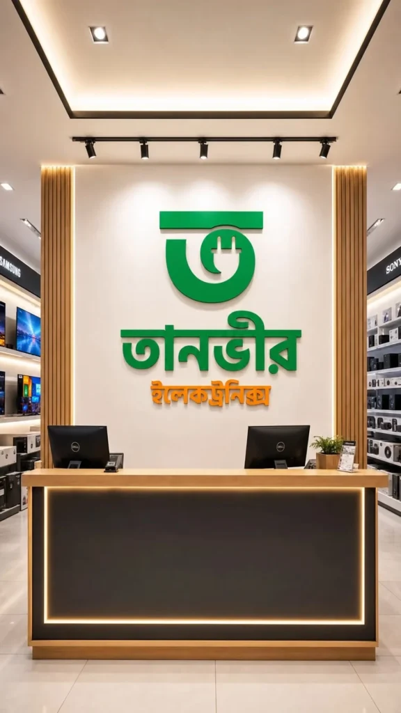 Tanvir Electronics shop counter