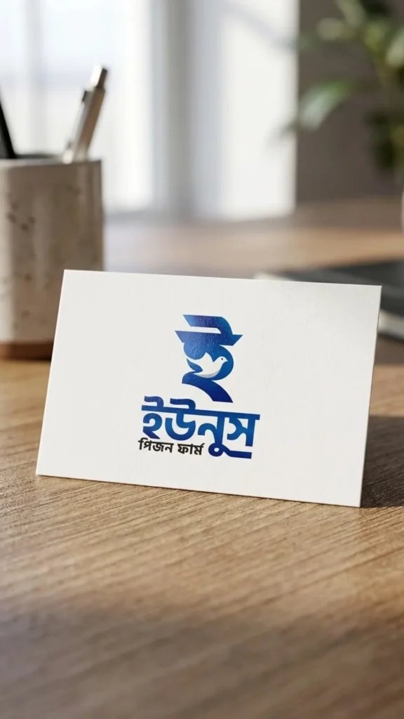 Yunus Pigeon Farm business card